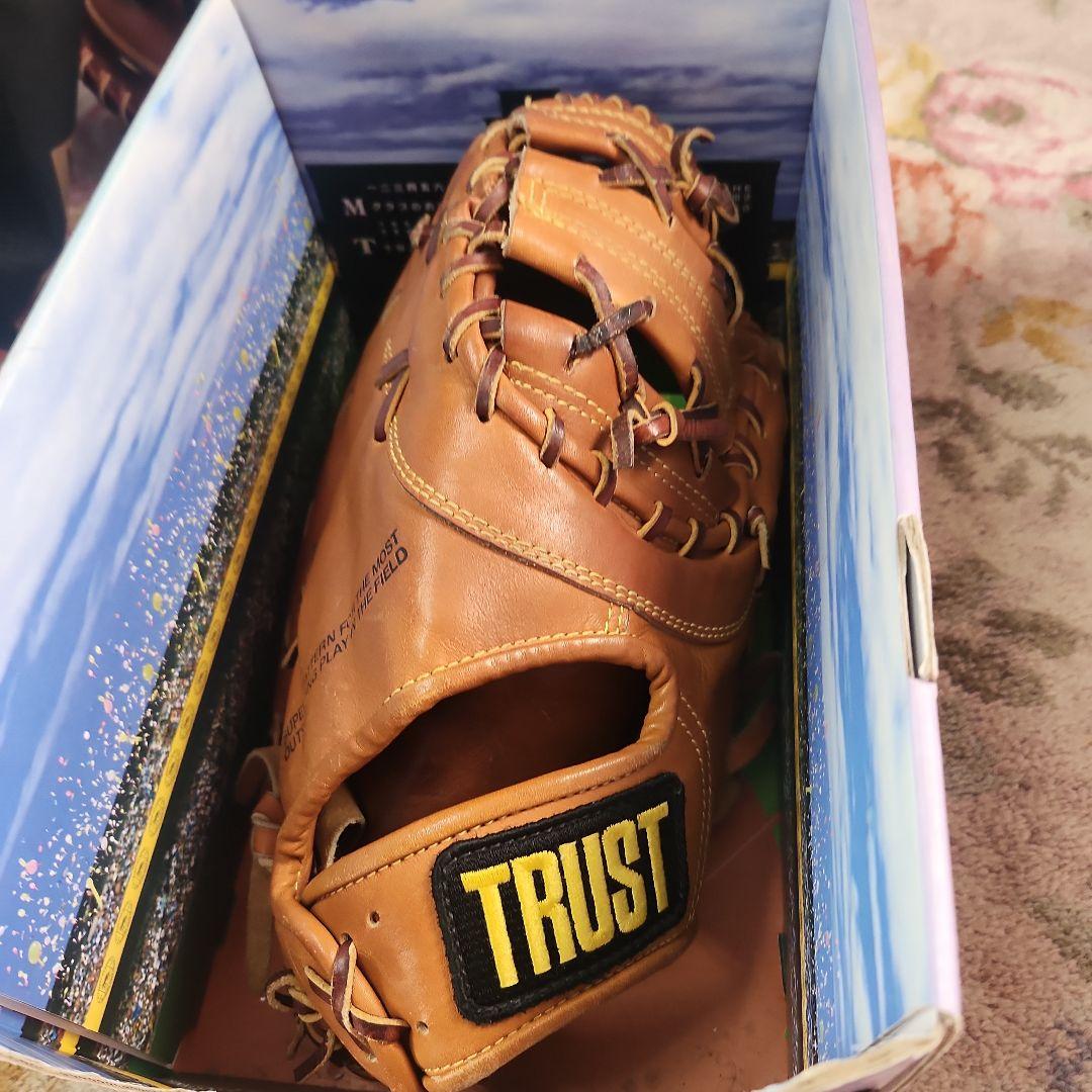 TRUST 軟式ファーストミット ブラウン