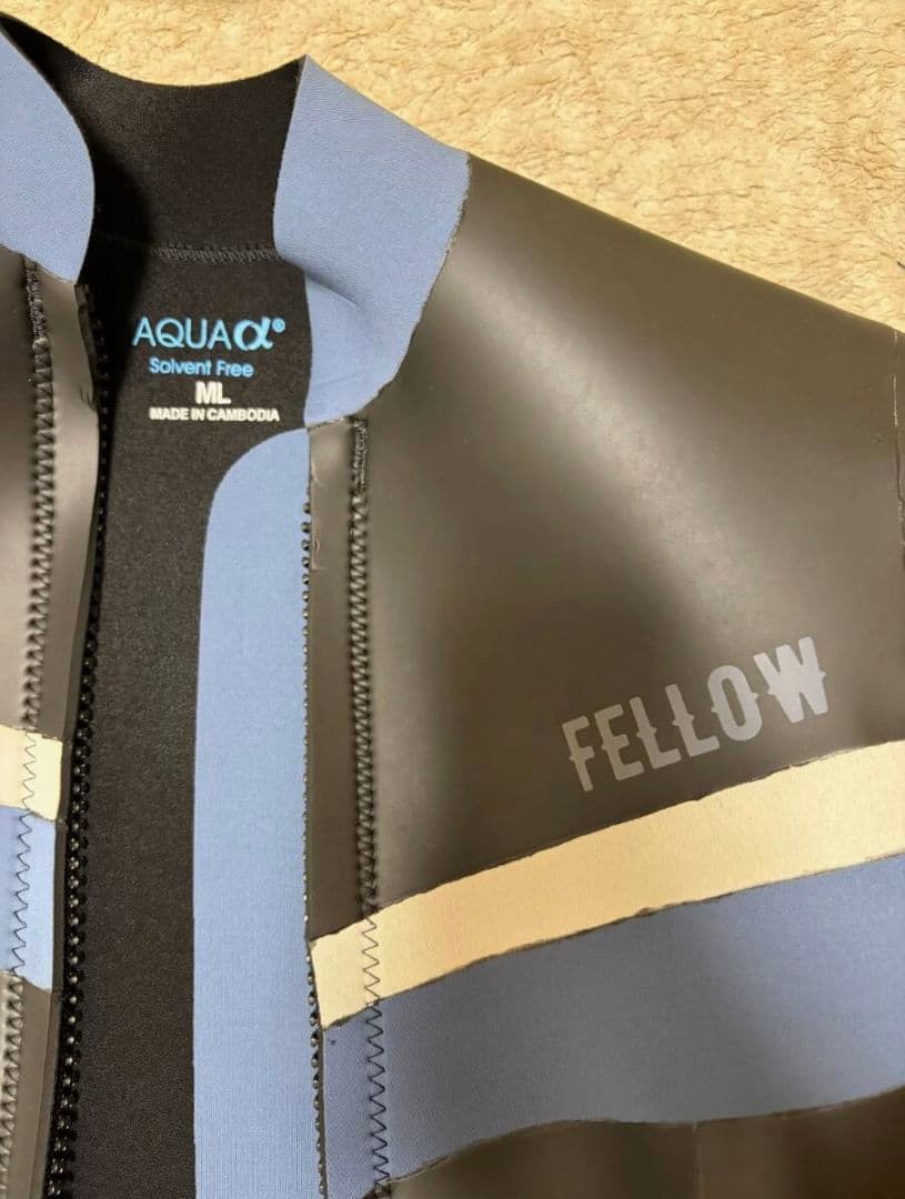 新品 タグ付 FELLOW レディース ウェットスーツ 上下セット ML
