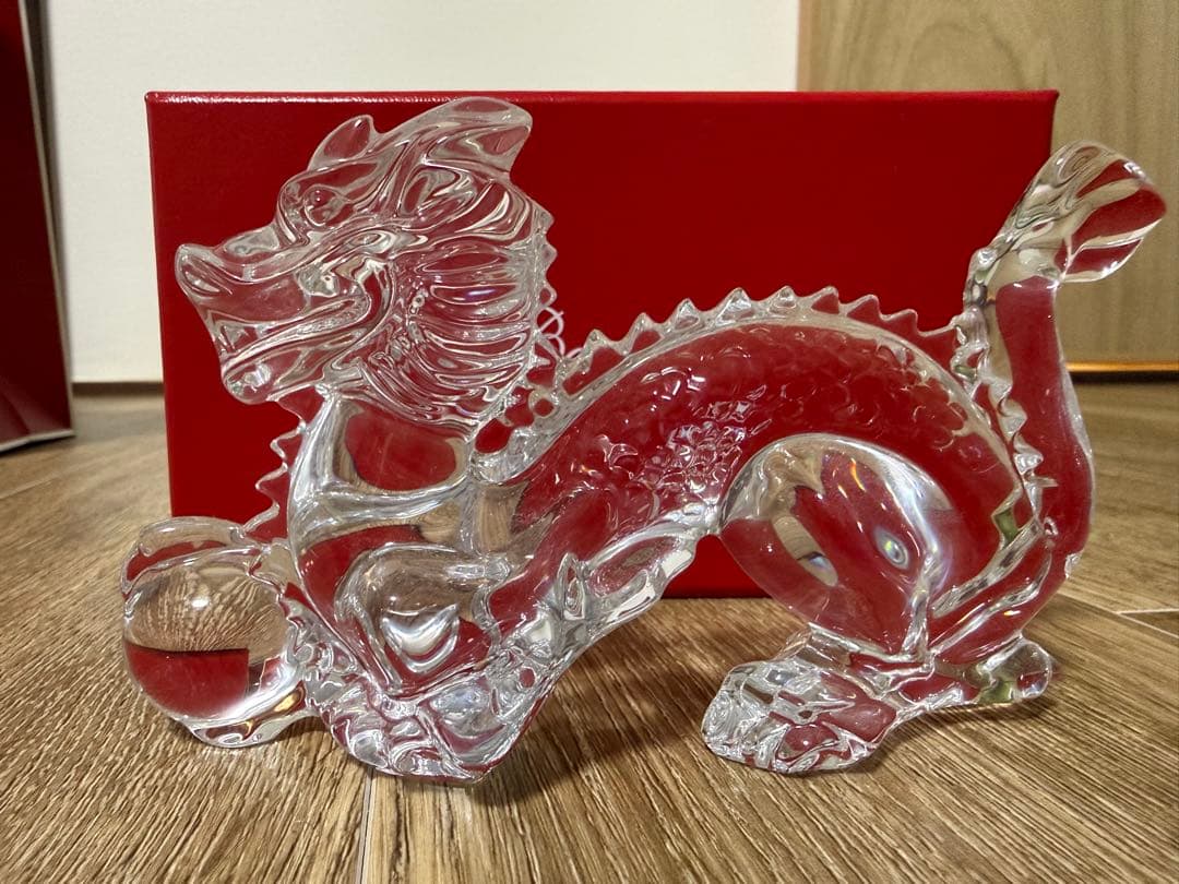 Baccarat クリスタル ドラゴン置物