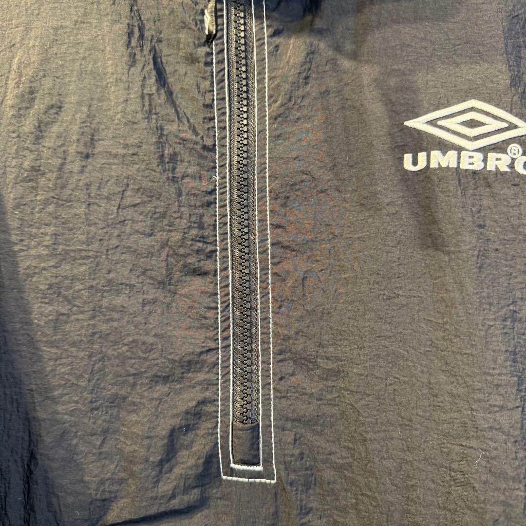 UMBRO ハーフジップ ウィンドブレーカー ブラック！限定美品！