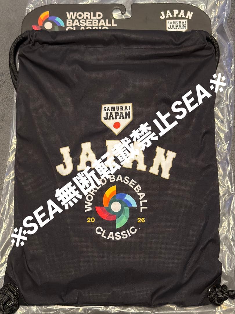2026 WBC 大谷翔平 ナップサック　侍ジャパン　オフィシャルストア即完売品