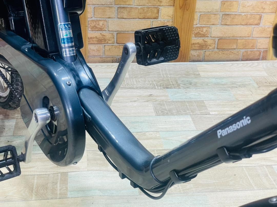 グレー系 パナソニック 子供乗せ電動アシスト自転車H3390