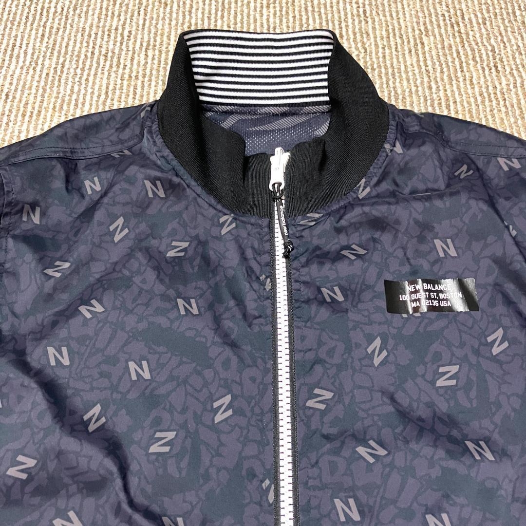 【フォロー割】 美品 ニューバランスゴルフ リバーシブルジャケット 5 総柄