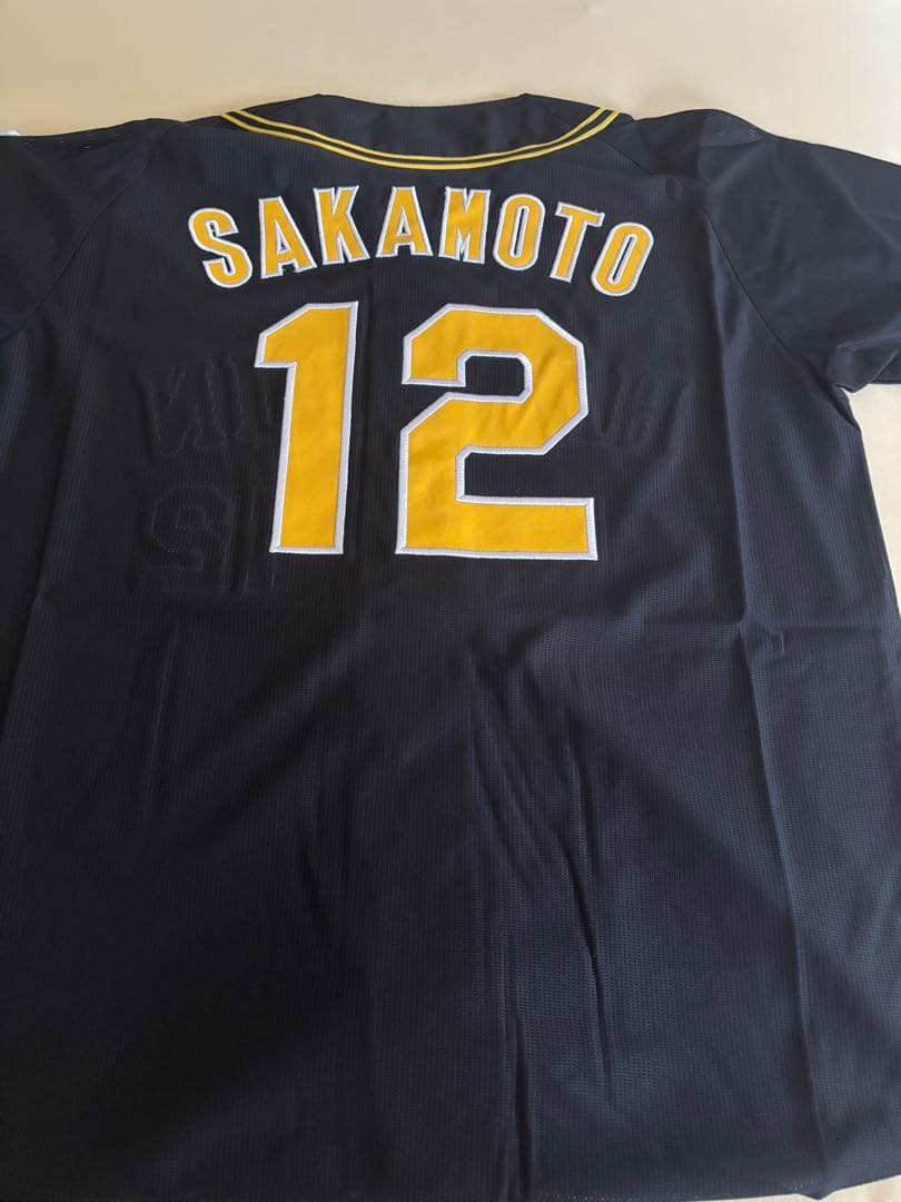 【新品未使用品】阪神タイガース　坂本誠志郎　ビジターユニフォーム
