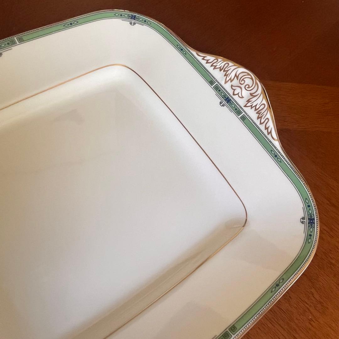 【黒壺美品】英国製　ウェッジウッド★JADE★ケーキ皿5枚