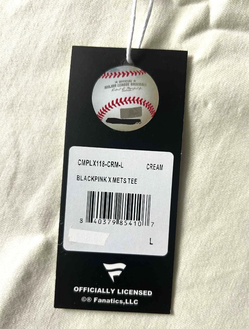 BLACKPINK×MLB　Tシャツ　NYメッツ　日本未発売　新品未開封　S