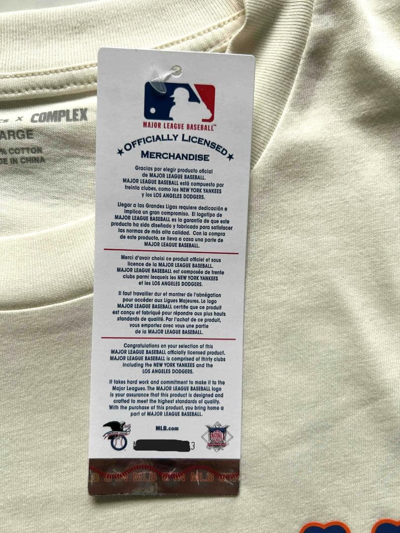 BLACKPINK×MLB　Tシャツ　NYメッツ　日本未発売　新品未開封　S