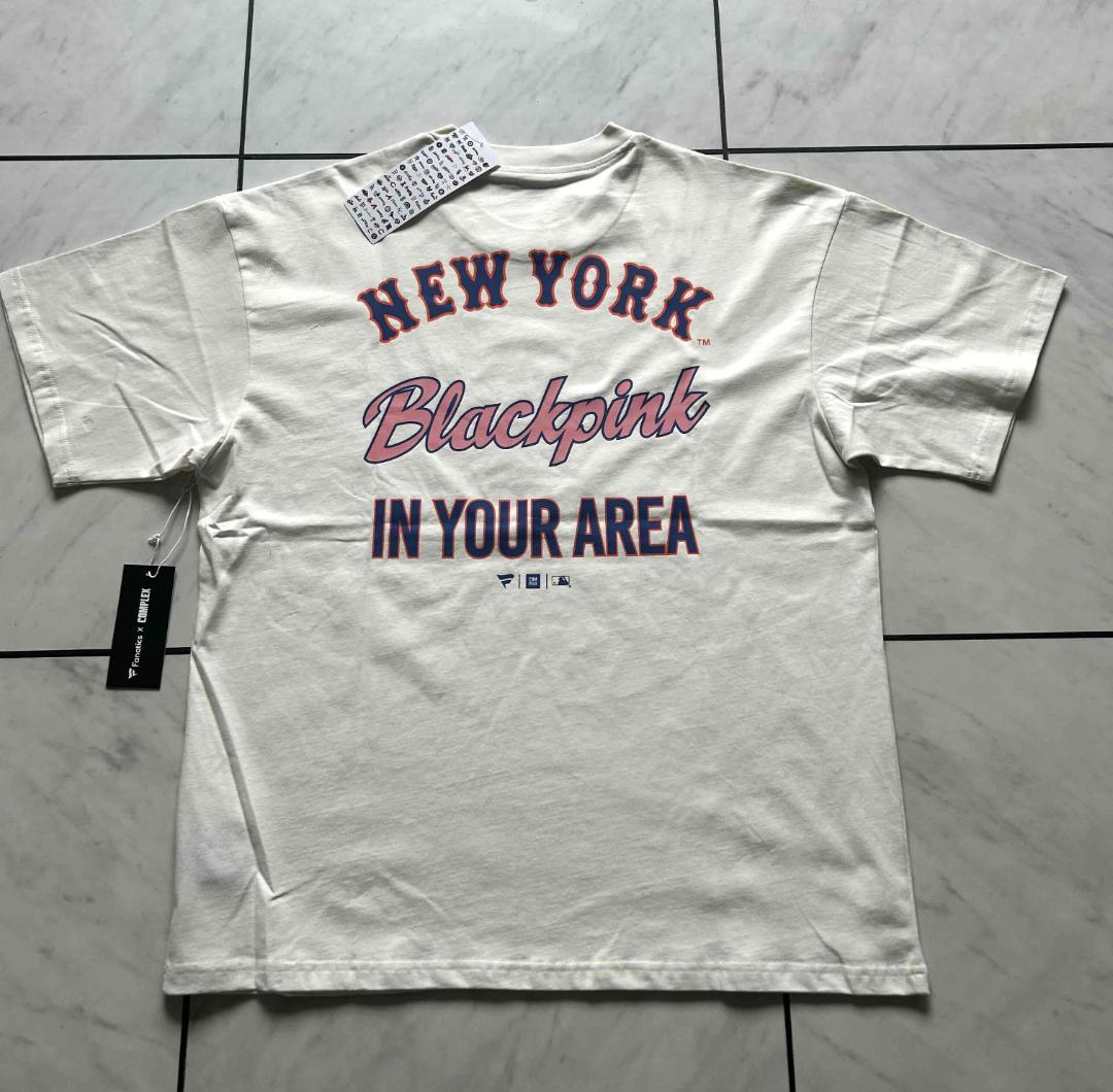 BLACKPINK×MLB　Tシャツ　NYメッツ　日本未発売　新品未開封　S