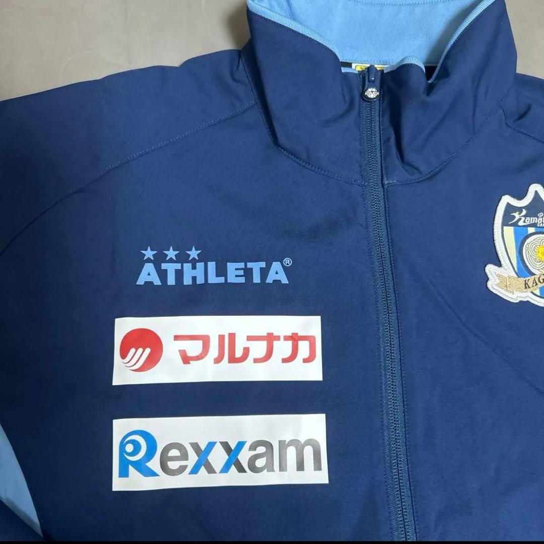 ス*プ様 カマタマーレ讃岐　ATHLETA ネイビー ジャージ　Oサイズ