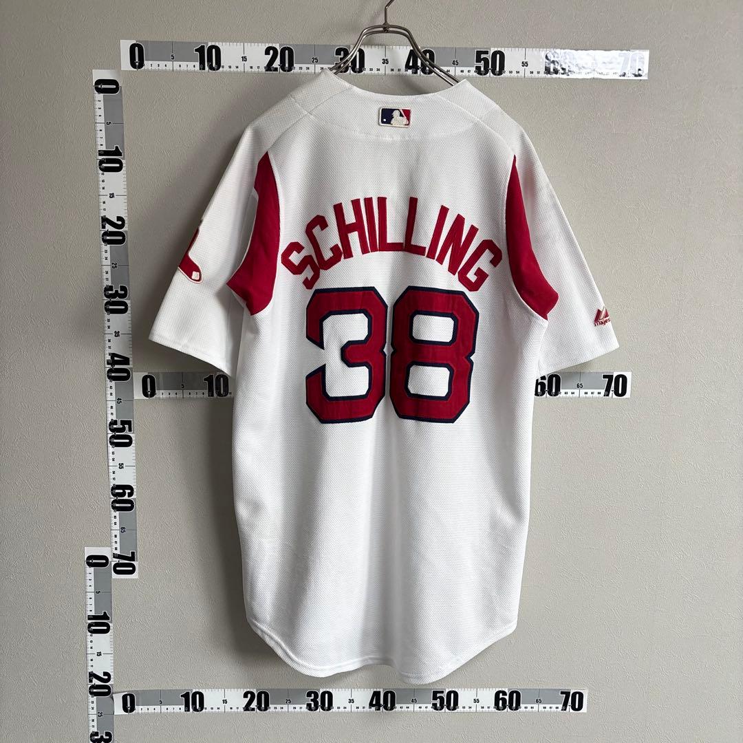 REDSOX レッドソックスマジェスティック SCHILLING38ユニフォーム
