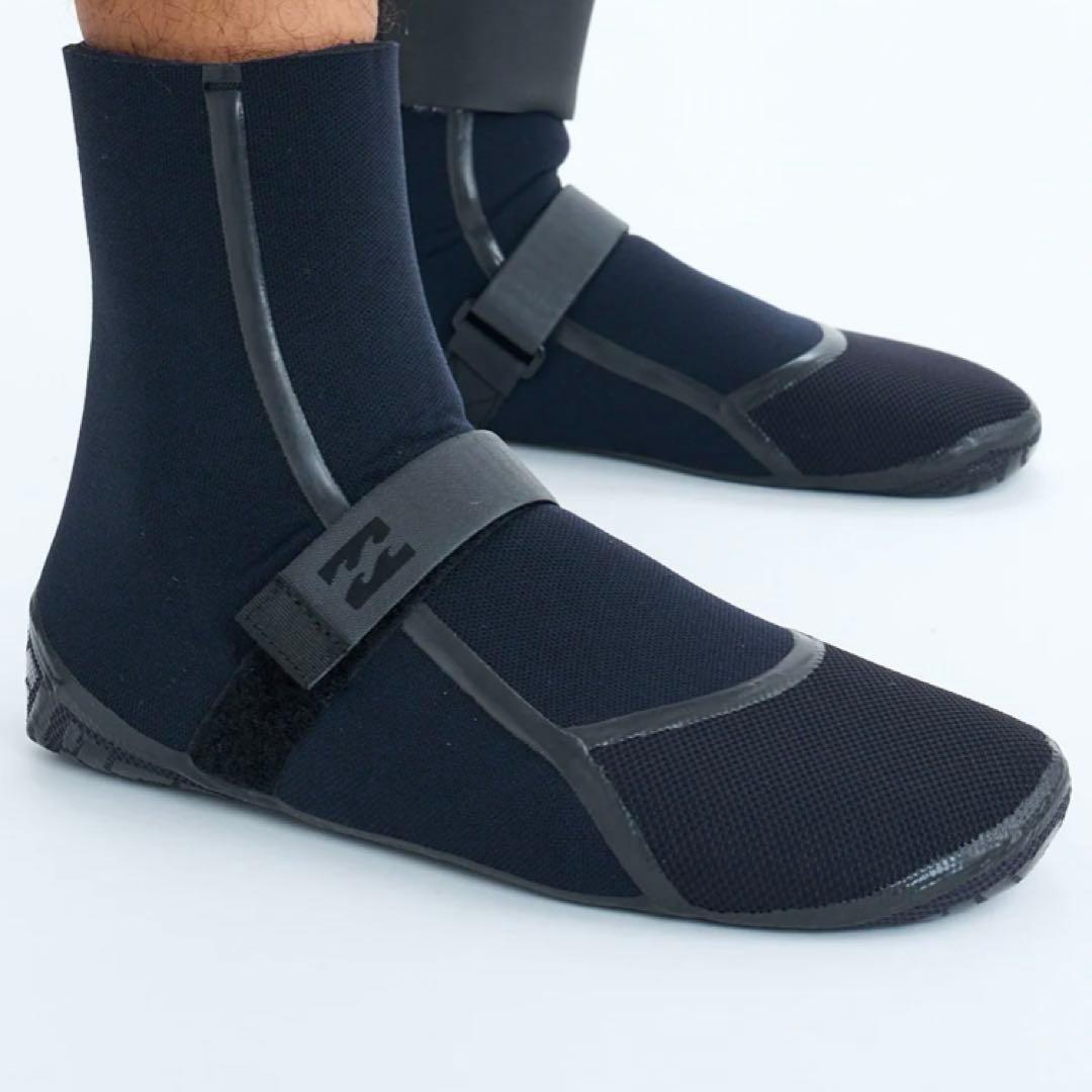 5mm 新品 BILLABONG ビラボン　サーフィン　ブーツ　ブラック　黒