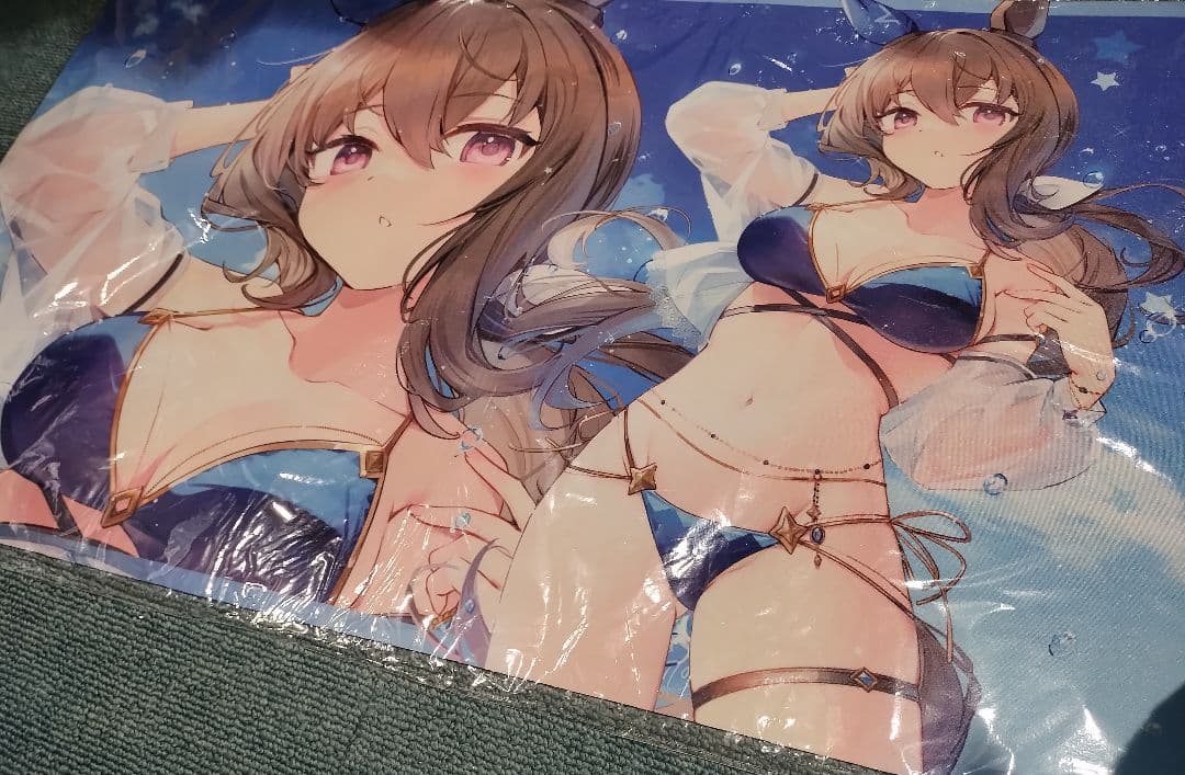 ウマ娘 アドマイヤベガ アヤベ スリーブ プレイマット プレマ 水着 白詰草