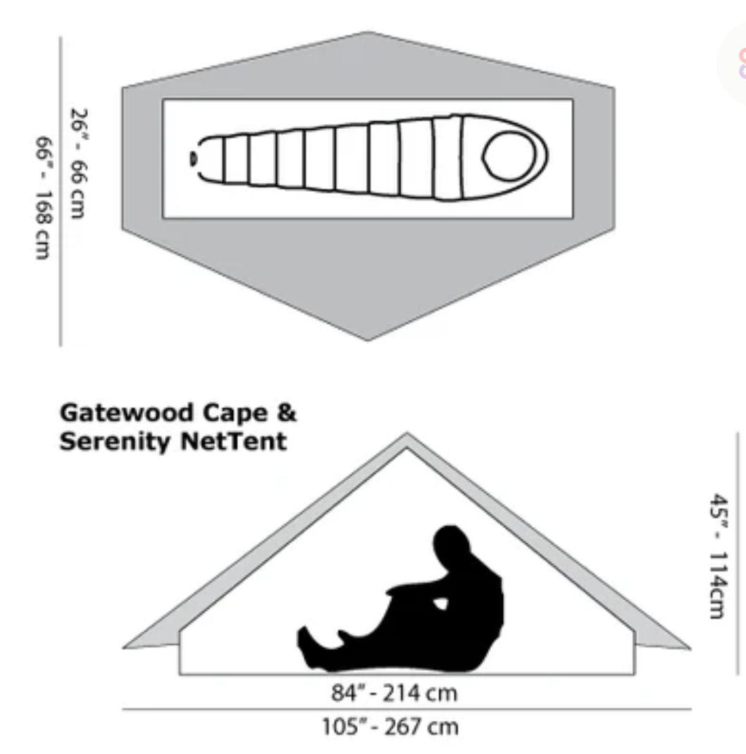 新品 Six Moon Designs Serenity Net Tent