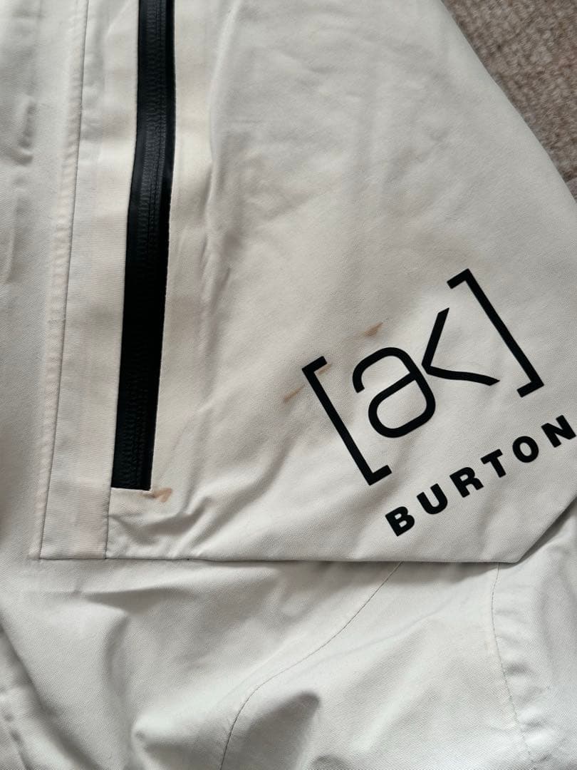 Burton AK GORE-TEX スノーボードパンツ ホワイト・M