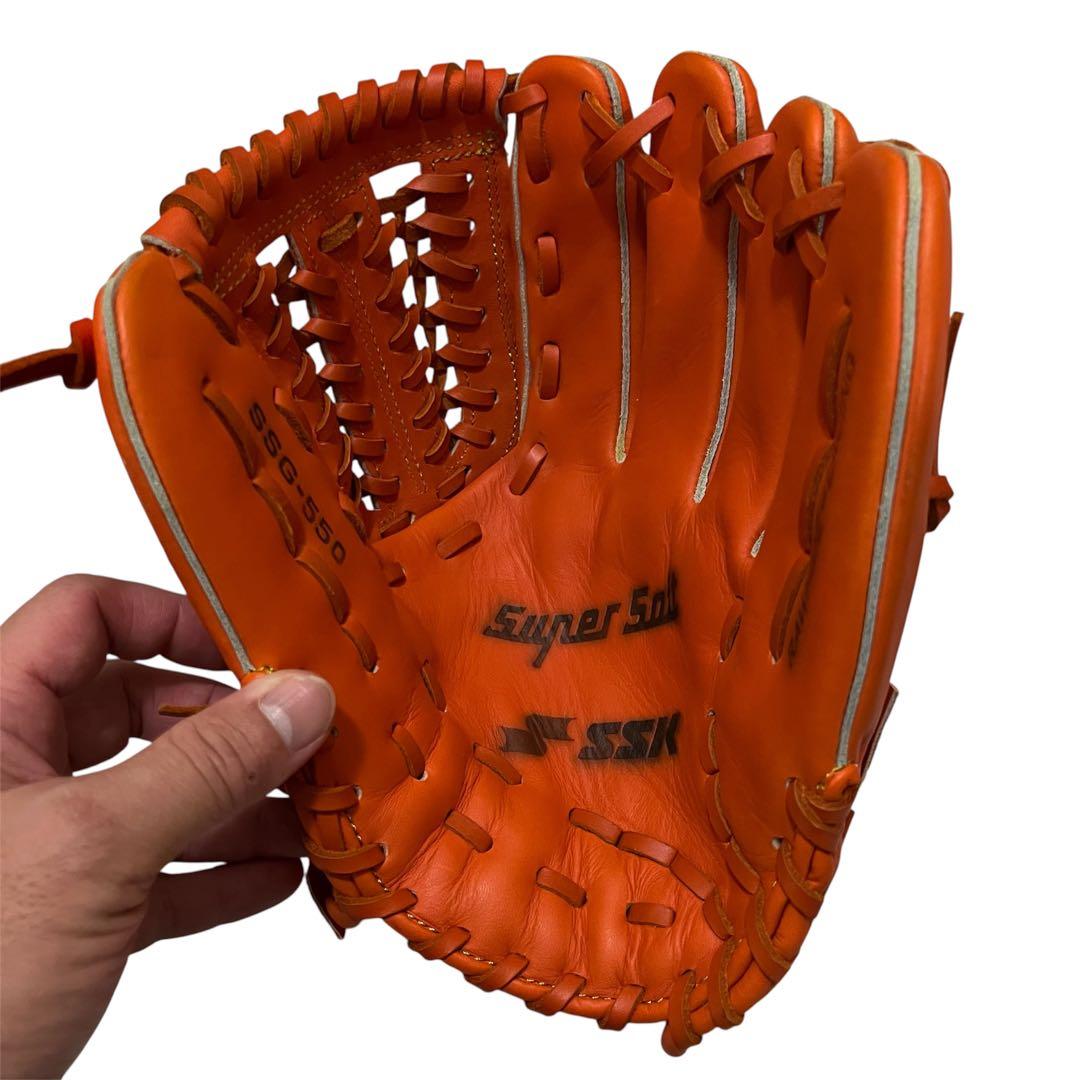 SSK 軟式野球グローブ オレンジ