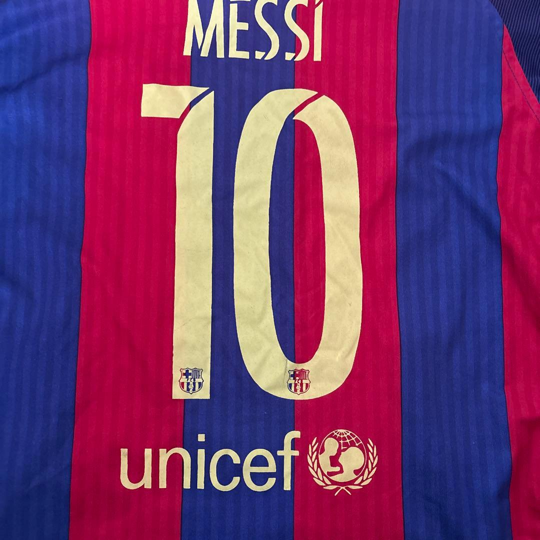 FCバルセロナ サッカーウェア メッシサイン入り直筆