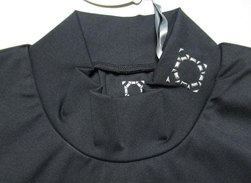 新品 ヘンリークラブ ゴルフ　ナイロンベア天竺 モック長袖シャツ/40(M)