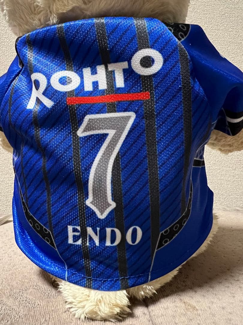 限定200体 遠藤保仁 サイン入りユニフォームベア＆直筆サイン写真