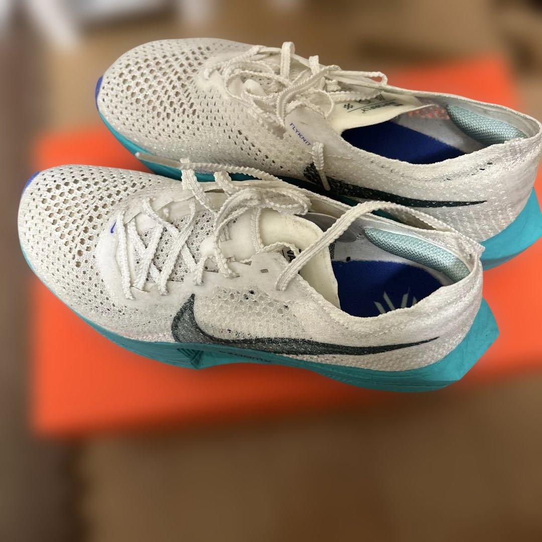 Nike ヴェイパーフライ3 25.5 ホワイト/ターコイズ
