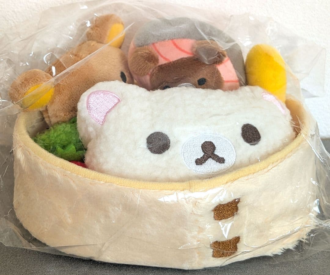 和食展✕リラックマ限定/和食お弁当ぬいぐるみセット/新品未開封品