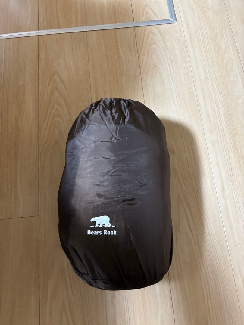 美品 かぶるん 寝袋 ベアーズロック