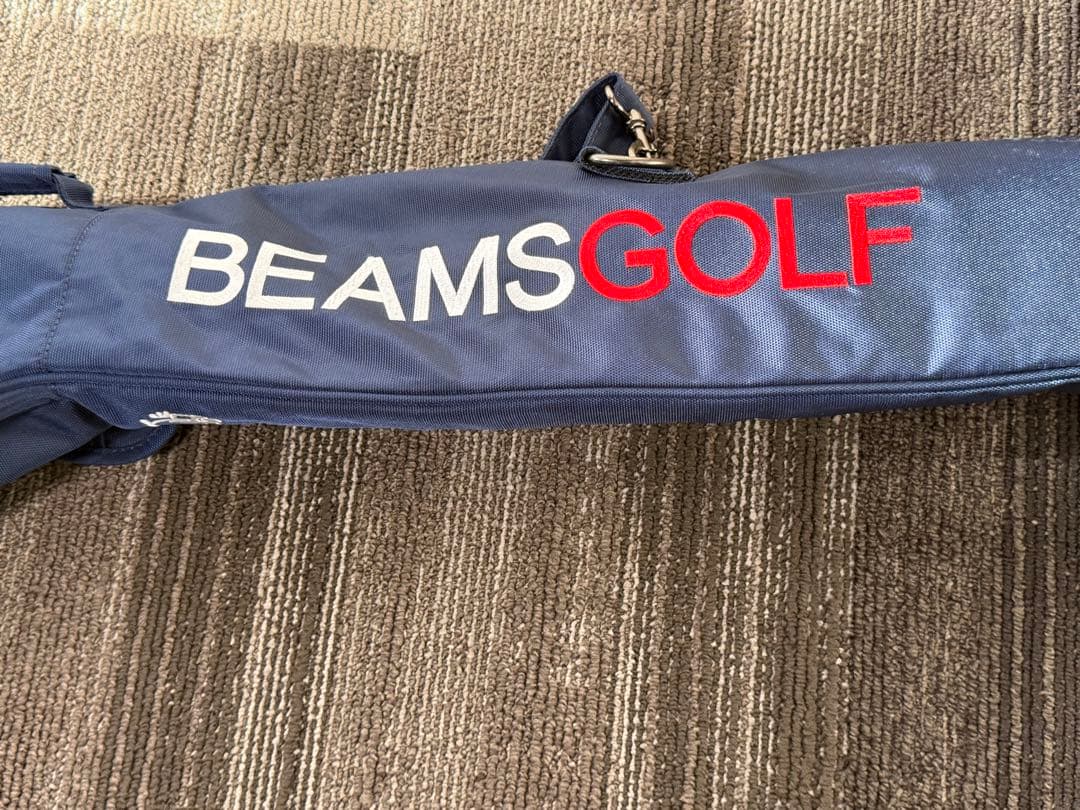 BEAMS GOLF キャディバッグ ネイビー