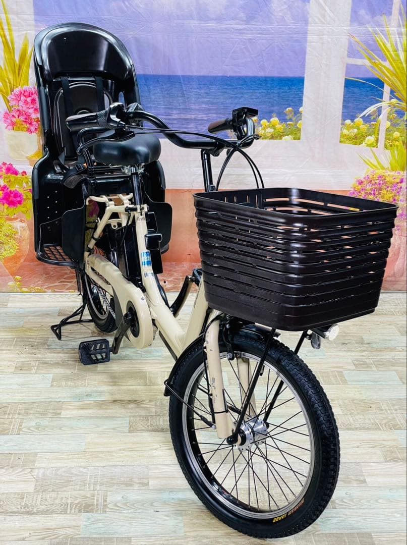 超人気！ギュットアニーズ⭐️16AH！パナソニック子供乗せ電動自転車Y3686