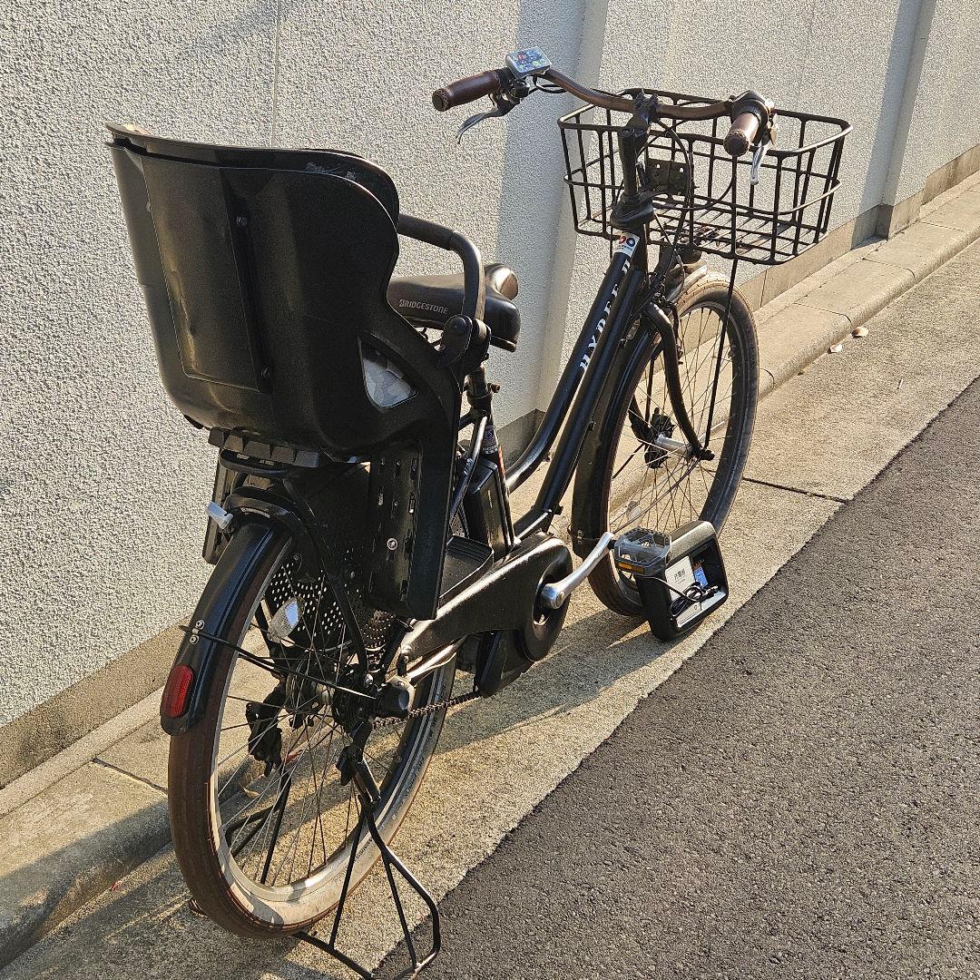 ハイディーII ♪ブリジストン♪電動アシスト自転車♪黒 HYDEE II♪リア