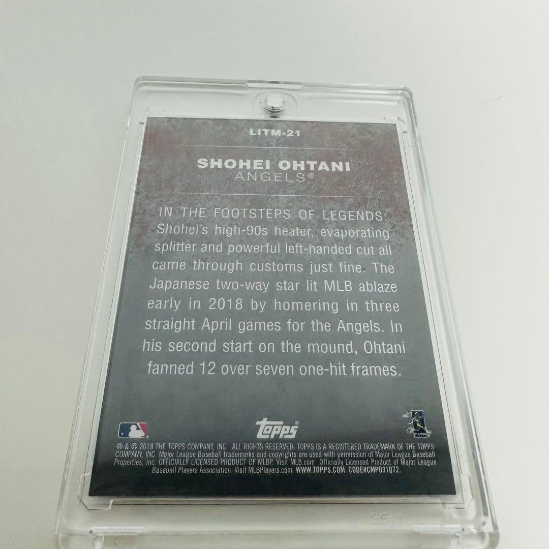 【超美品】大谷翔平 topps ルーキーカード 2018