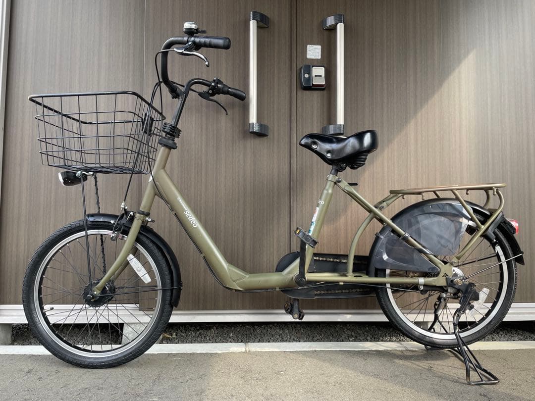 【引取限定】 チャイルドシート 3人乗り 非電動 ヱビス自転車（株） セデオ