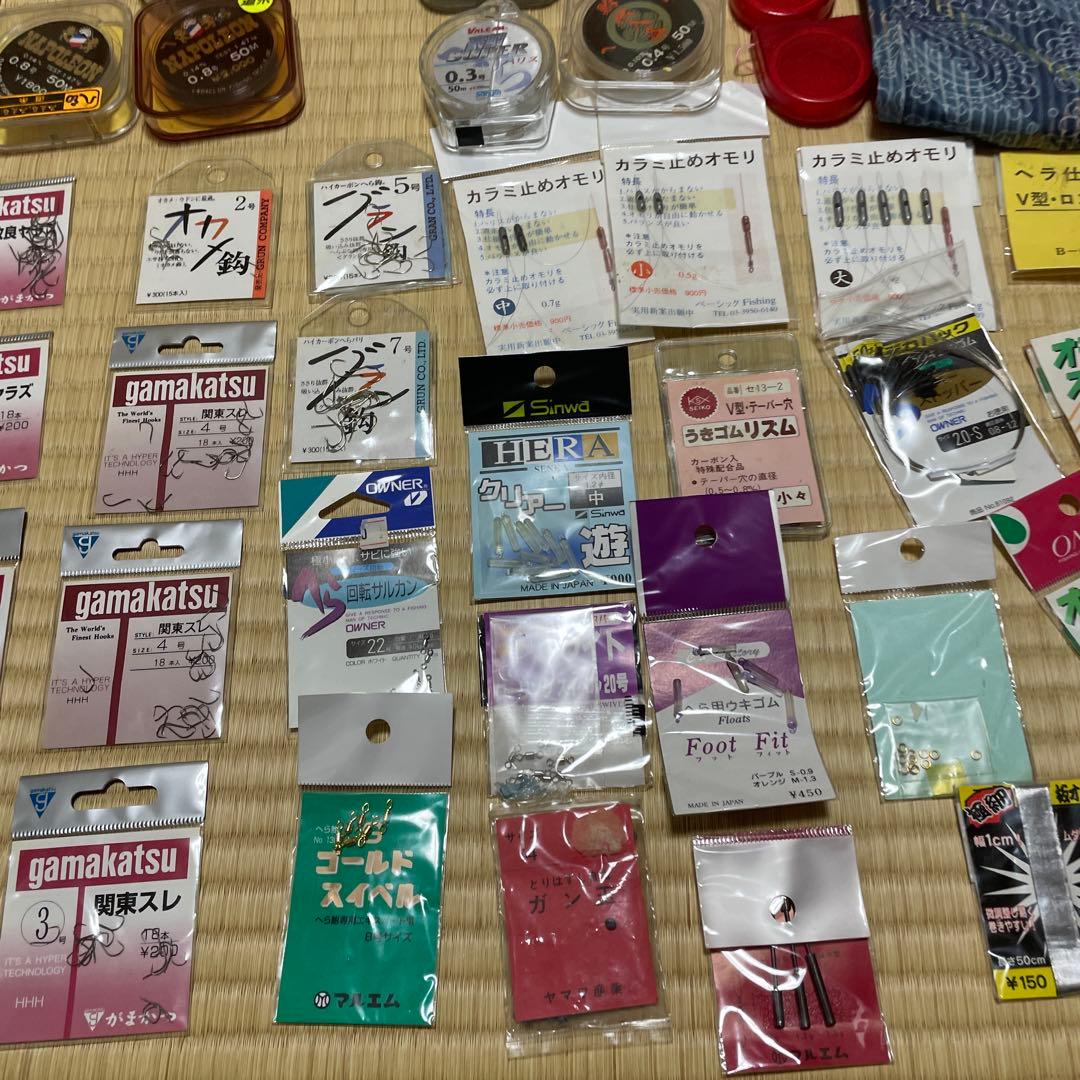 専用。ヘラブナ釣り用道糸、ハリス、ハリ、おもり他