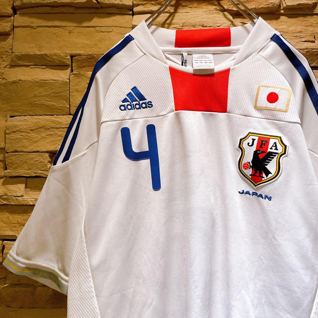【希少レア】adidasアディダス×日本代表/#4闘莉王/ユニフォーム/M