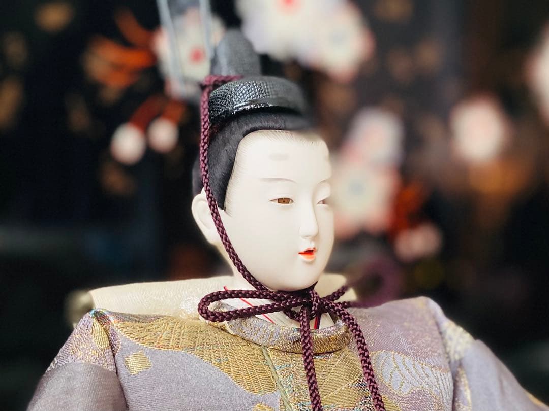 雛人形御道具セット　三段雛　黒漆塗り　京雛　　閲覧用　【絶対購入しないで下さい】