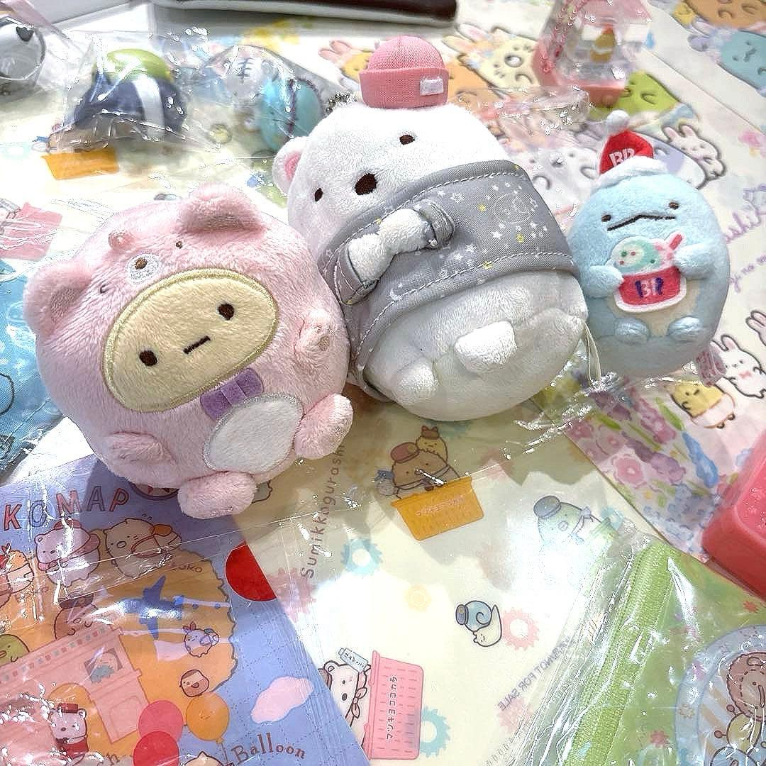 すみっコぐらしまとめ買いバッグおもちゃマグカップ文房具マスクケース弁当ぬいぐるみ