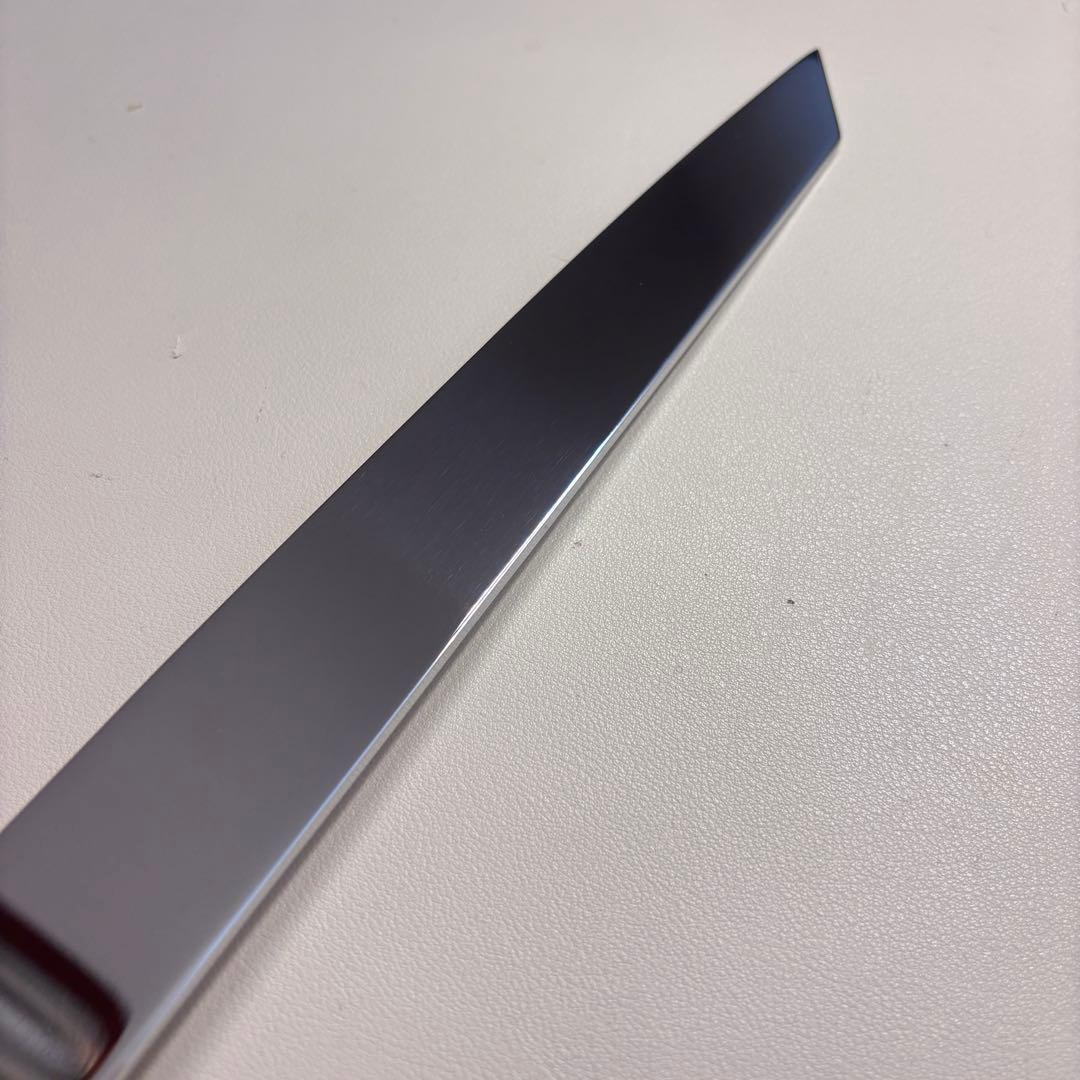 【特価限定】270mm 切付柳刃包丁 鏡面　黒檀八角柄 刺身包丁 「全鋼」'ᘲ