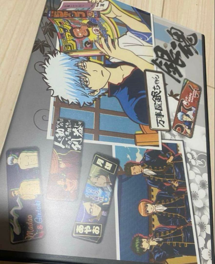 銀魂 ロング　缶バッジ　坂田銀時 収納ケース　セット