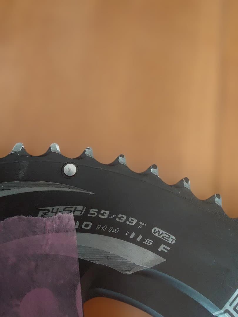 RIDEA 楕円チェーンリング 53-39t