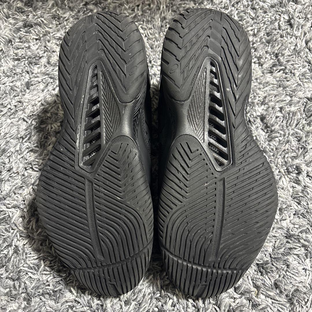 数回使用 ASICS GELBURST 黒 26cm バッシュ ゲルバースト