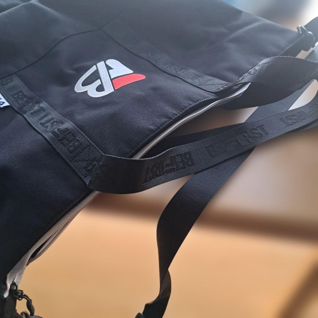 FILA ロゴ トートバッグ ブラック