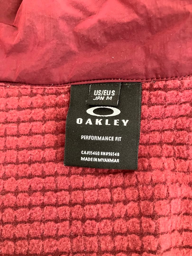 OAKLEY ワインレッド ジャケット M