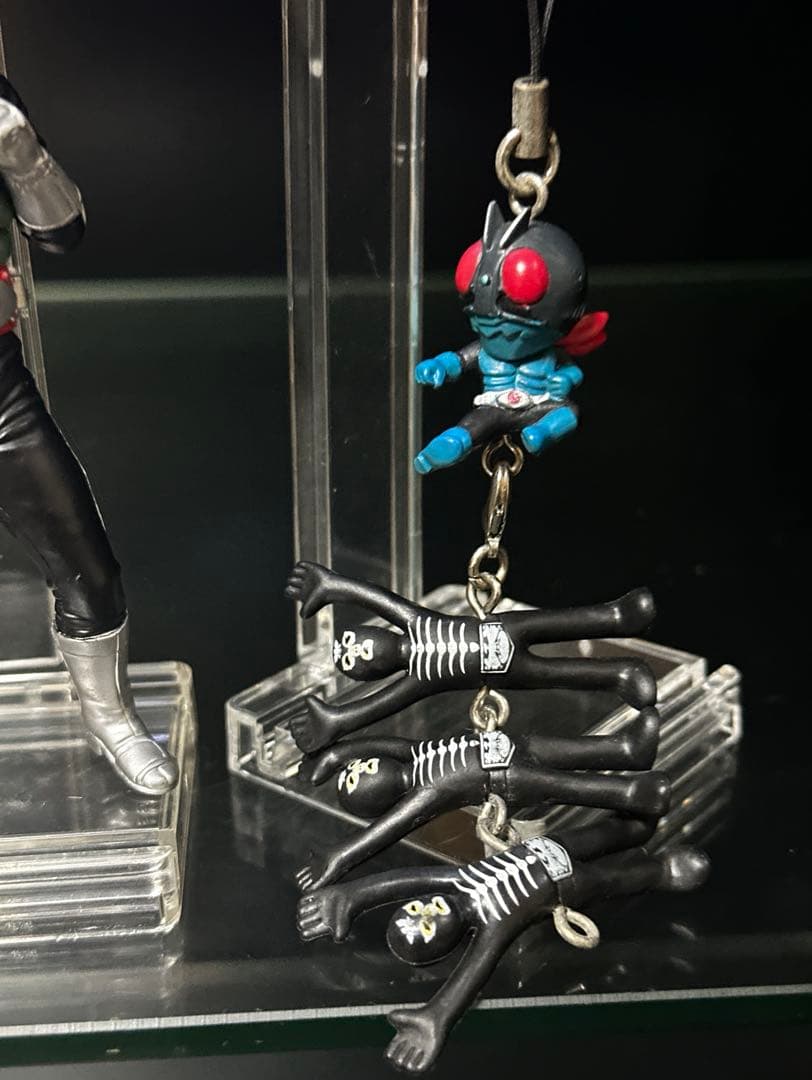 【激レア】原作風仮面ライダー1号キーホルダー/携帯ストラップ＋おまけ　他
