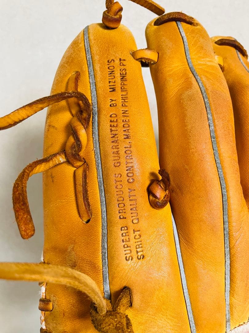 【ミズノ】Mizuno 野球 グローブ 内野手 右投げ 黄色 イエロー 軟式野球