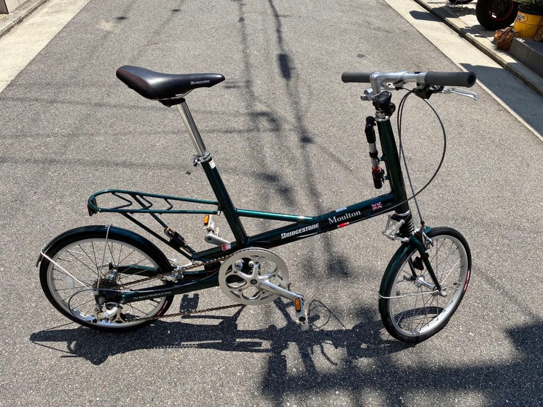 Moulton Mini 折りたたみ自転車 ダークグリーン
