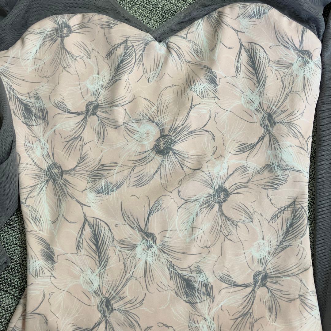 美品 stina 花柄 長袖レオタード P
