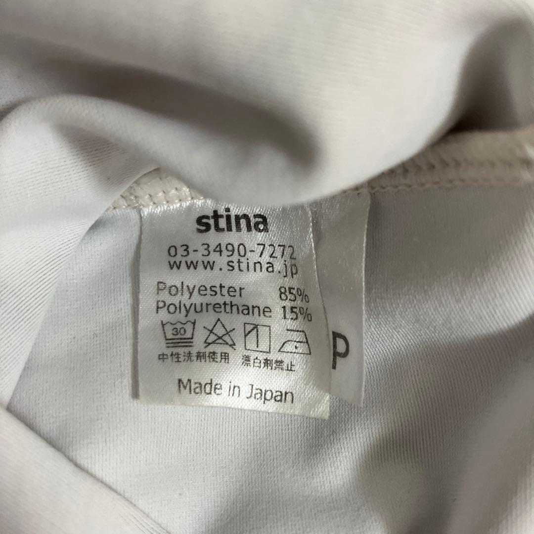 美品 stina 花柄 長袖レオタード P