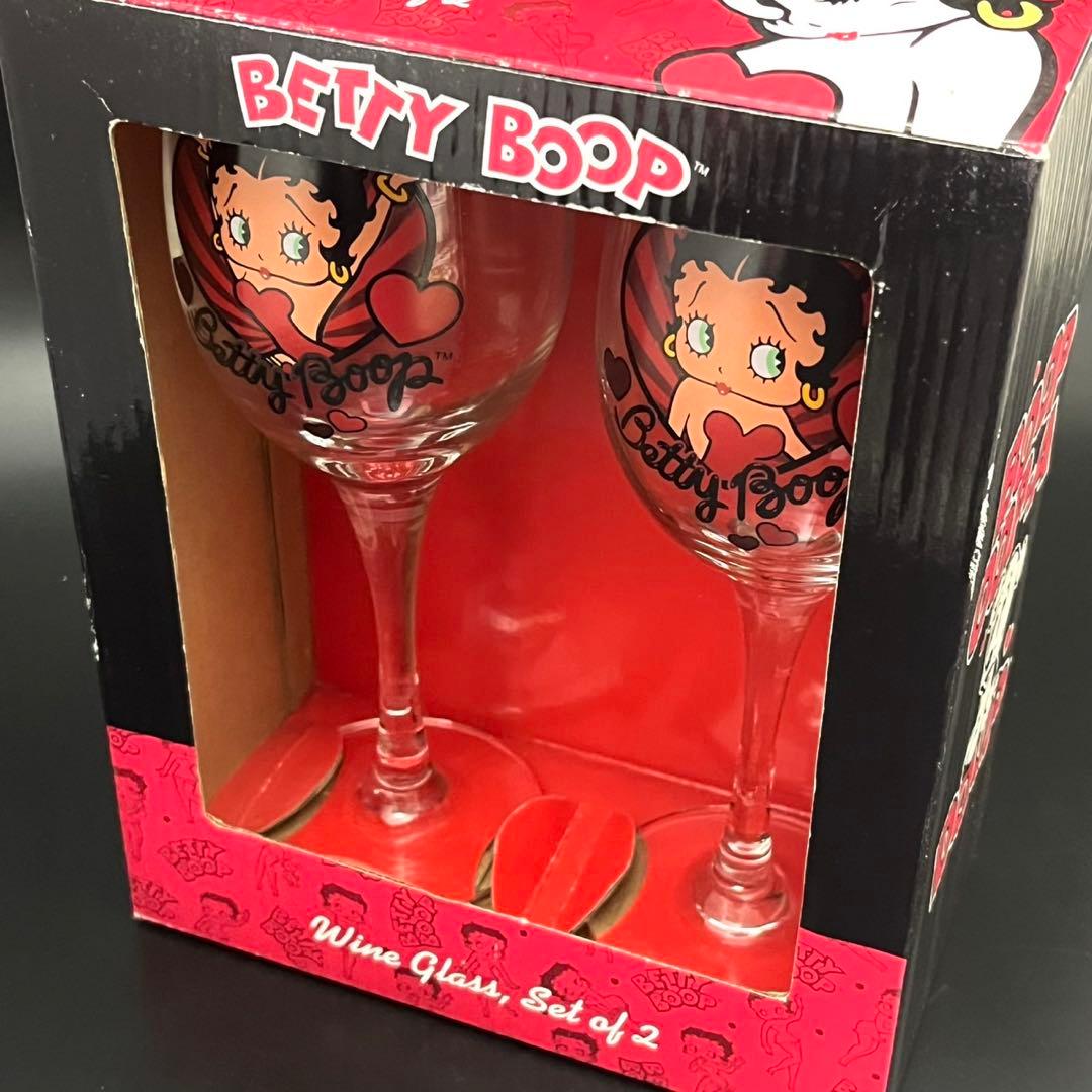 Betty Boop ワイングラス　ペア　 ベティ・ブープ　ベティちゃん