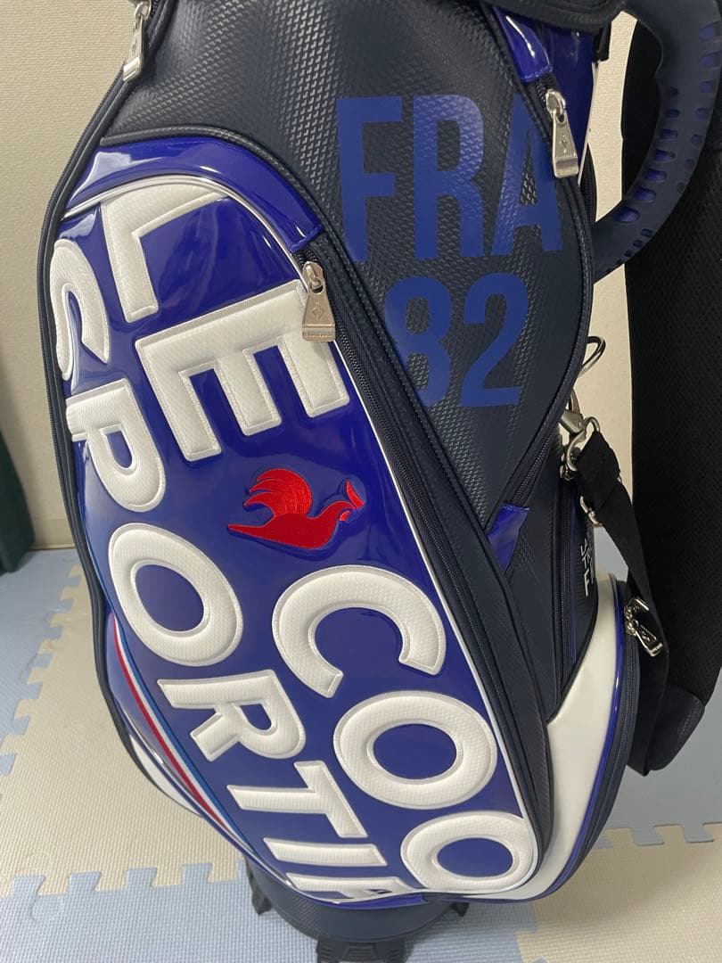 《即日発送可能》キャディバッグ（LE COQ SPORTIF ブルー）