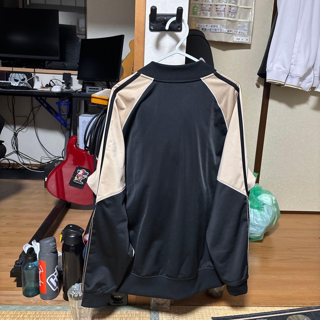 adidas ジャージ上下セット 黒/ベージュ