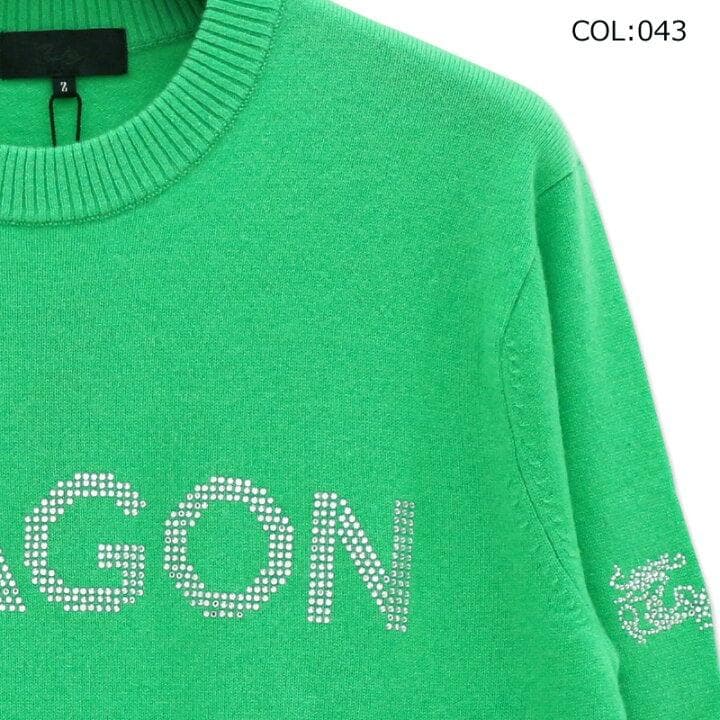 新品☆ダンスウィズドラゴン カシミヤ100％ セーター☆グリーン☆XLサイズ