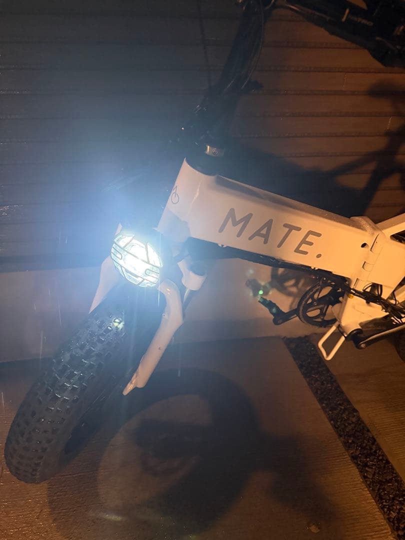 美品MATE BIKE MATE X Eバイク　メイトバイクアイスホワイト